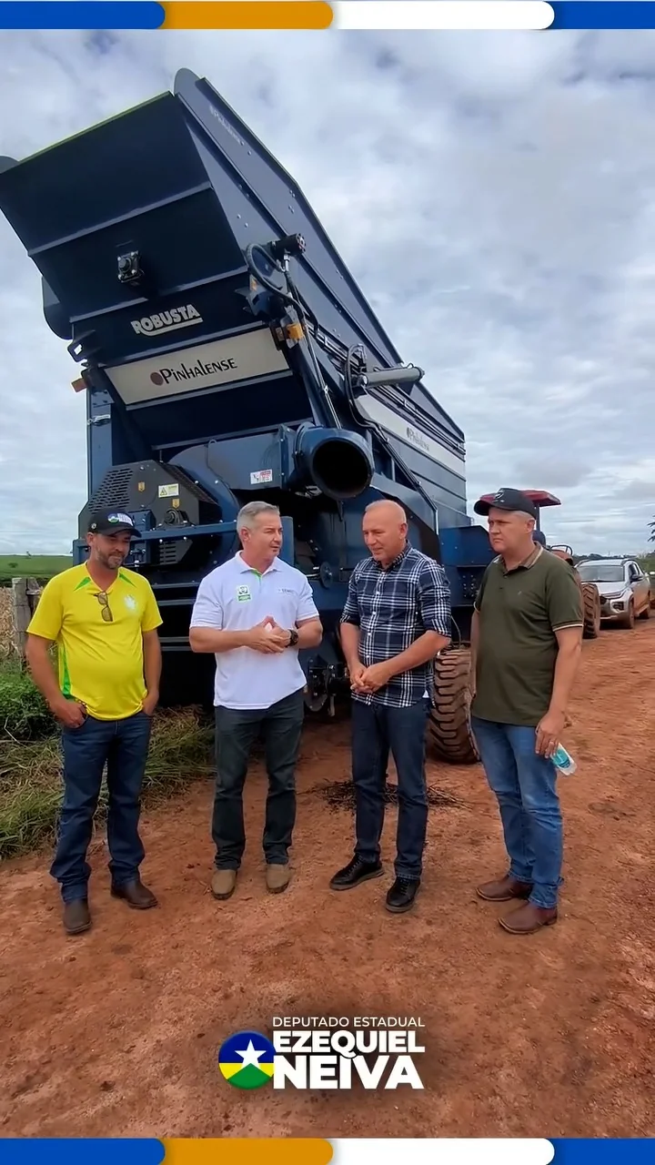 Colhedora de café de R$ 300 mil fortalece produção rural em Alta Floresta d’Oeste
