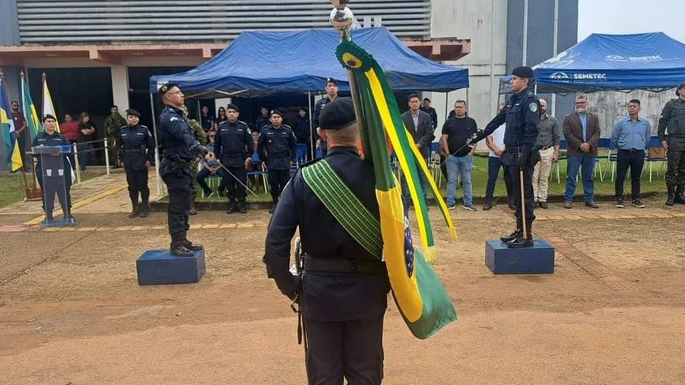 PMRO realiza passagem de comando da 3ª Companhia do 6º BPM em Nova Mamoré