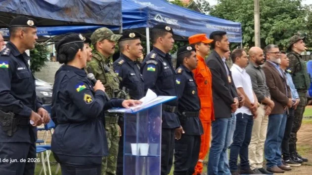 PMRO realiza passagem de comando da 3ª Companhia do 6º BPM em Nova Mamoré