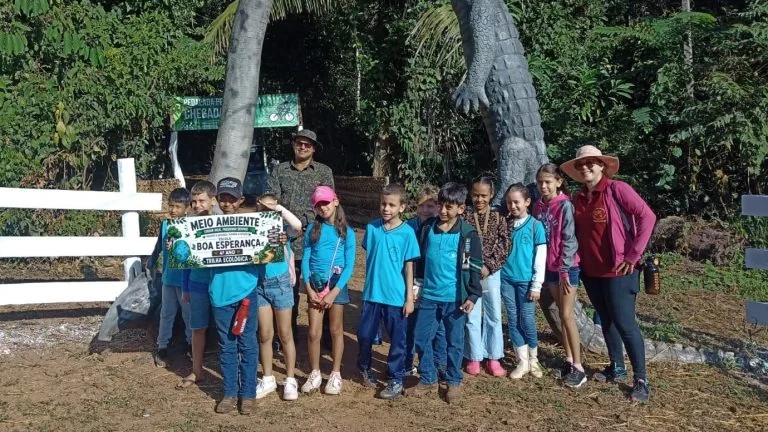 Polícia Ambiental promove trilha ecológica e educação ambiental para estudantes em Alta Floresta d’Oeste
