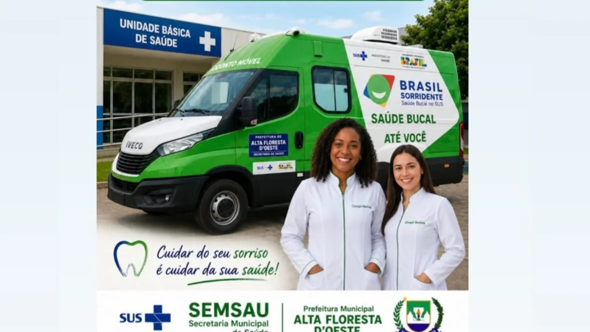 Unidade móvel de saúde bucal atenderá moradores do distrito de Nova Gease a partir desta terça-feira