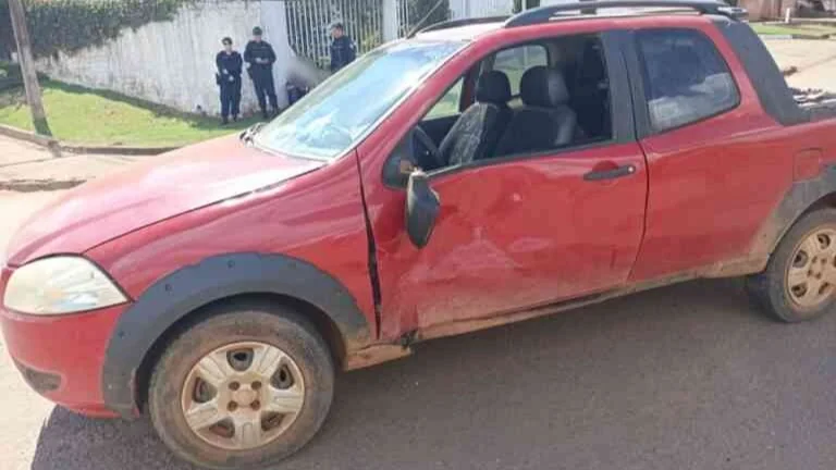 Mulher fica gravemente ferida após colisão entre moto e carro em Alta Floresta d’Oeste