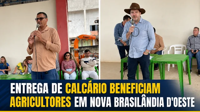 Entrega de adubos fertilizante beneficia 102 famílias em Nova Brasilândia D’Oeste