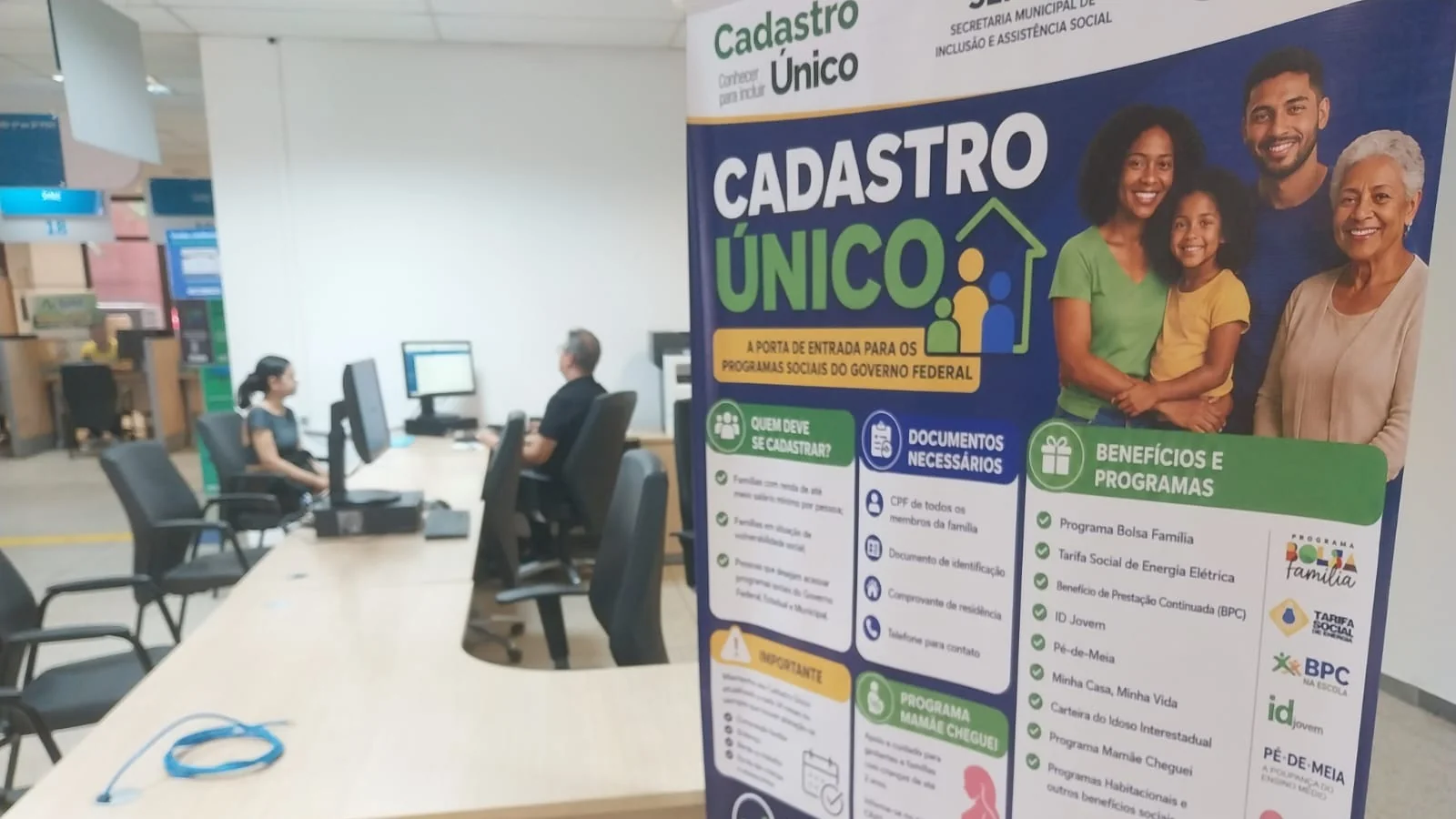 Agora o Cadastro Único da Prefeitura de Porto Velho também está no Tudo Aqui Centro
