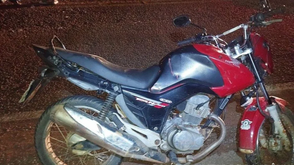 Motociclista fica ferido após colisão traseira na RO-481, em São Miguel do Guaporé