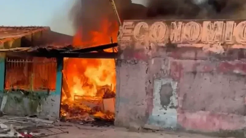 Mulher morre após casa ser incendiada pelo companheiro durante ocorrência em Cacoal