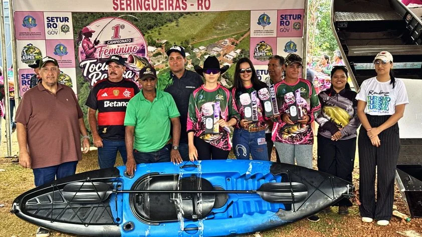 1º Campeonato Feminino de Pesca na Toca da Raposa faz história em Seringueiras