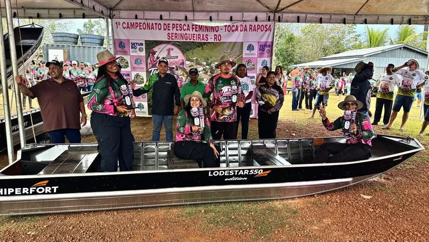 1º Campeonato Feminino de Pesca na Toca da Raposa faz história em Seringueiras