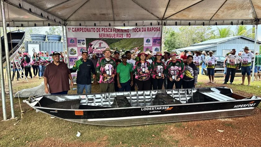 1º Campeonato Feminino de Pesca na Toca da Raposa faz história em Seringueiras