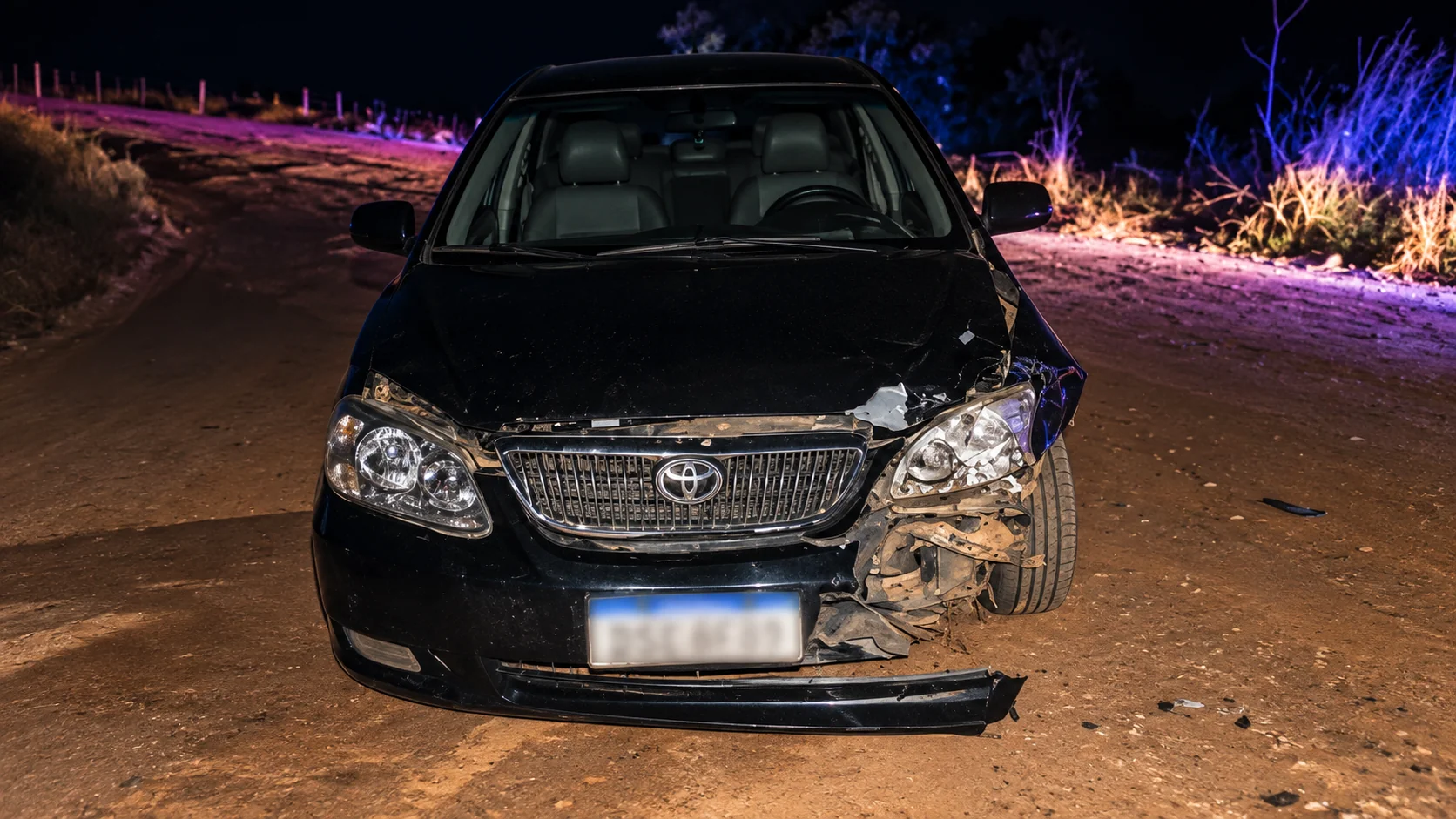 Colisão entre veículos deixa passageira ferida na zona rural de Alta Floresta d’Oeste