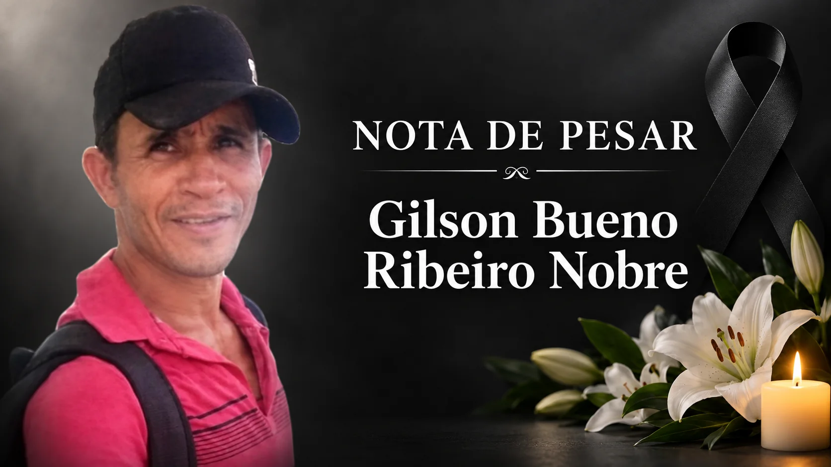 Nota de pesar pelo falecimento de Gilson Bueno Ribeiro Nobre