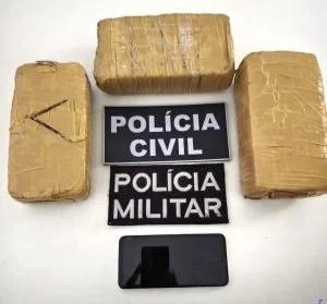 Ouro Preto do Oeste: Durante investigação de homicídio PM e PC prendem casal com 3 kg de maconha e moto adulterada