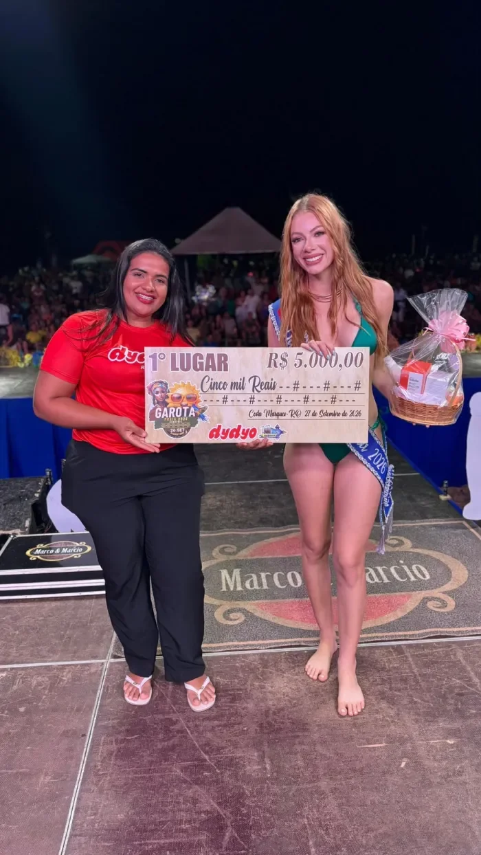 DJ e influenciadora Isabela Miranda é eleita Garota Praia Rondônia 2026 em Costa Marques