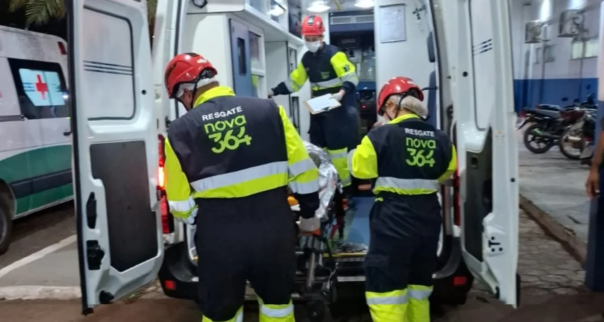 Casal fica ferido após moto atingir cachorro na BR-364 em Porto Velho