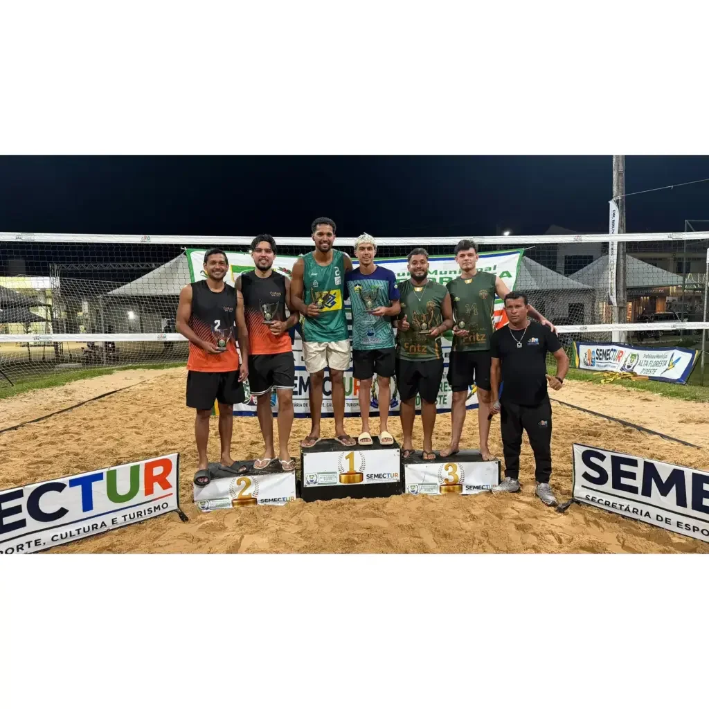 Rolim de Moura e Ji-Paraná conquistam títulos no Open de Vôlei de Praia em Alta Floresta d’Oeste