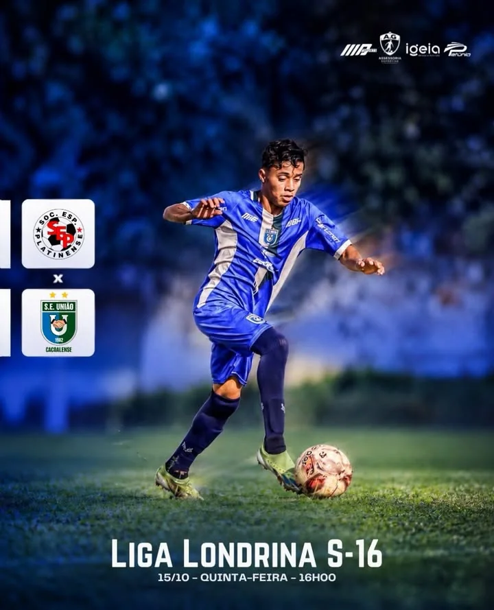 União Cacoalense disputa vaga na semifinal da Liga Londrina Sub-16 nesta quinta-feira