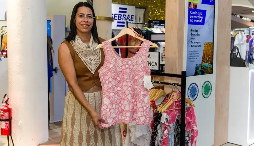 55 pequenos negócios marcam presença no estande do Sebrae na SPFW