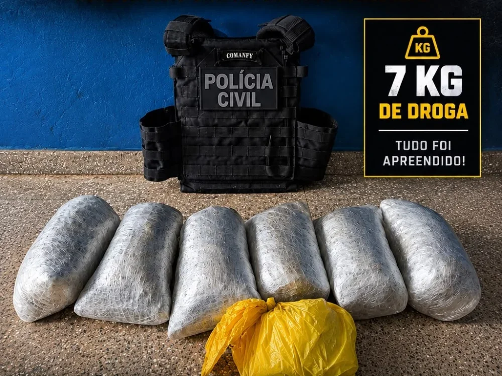Investigação sobre furto de motoneta leva à apreensão de quase 7 kg de maconha em Vilhena e Cerejeiras