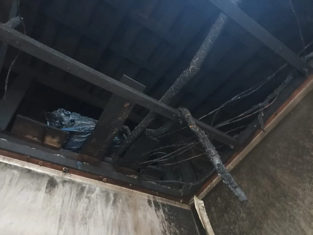 Alta Floresta D’Oeste: Casa é parcialmente destruída por incêndio
