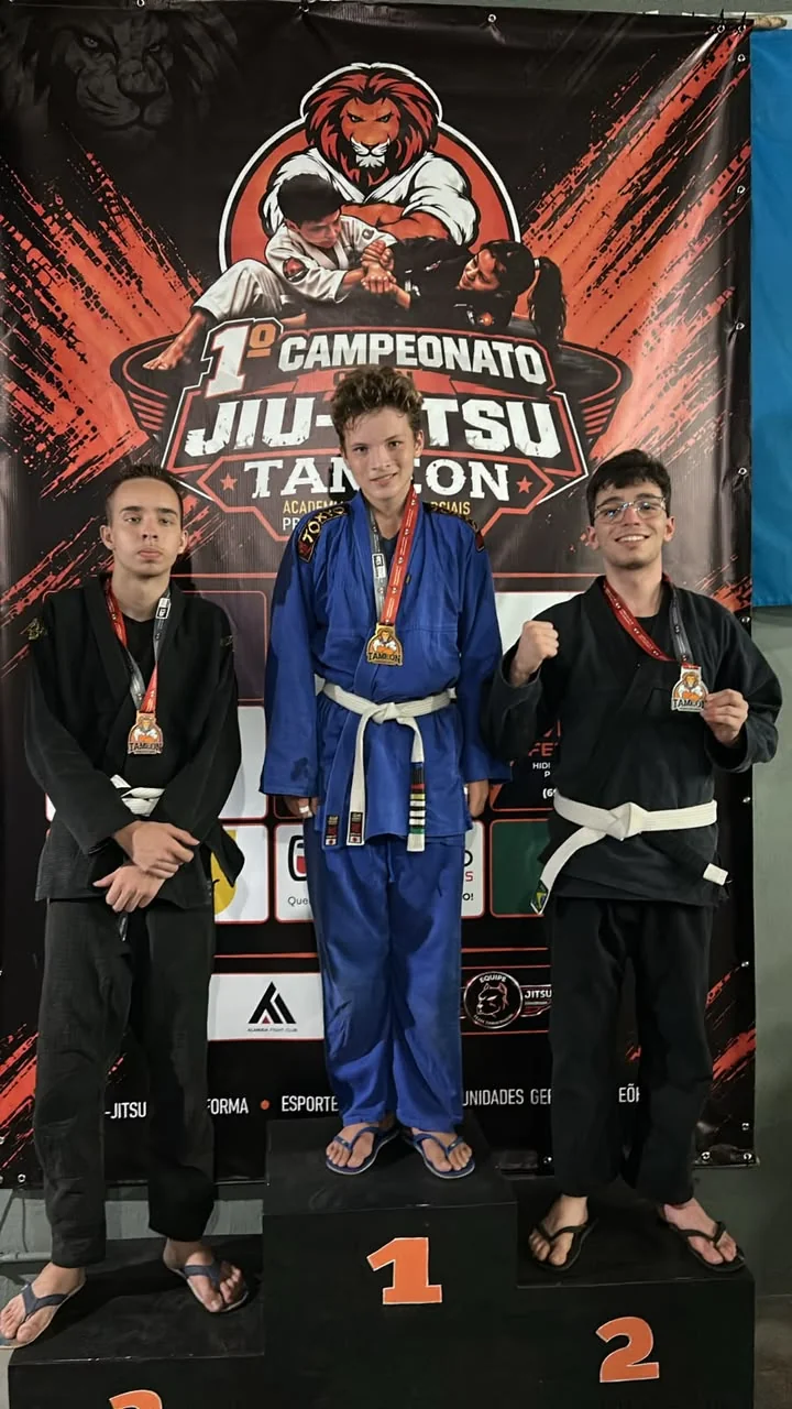 Projeto Jovem Campeão conquista oito ouros na Copa Tameon de Jiu-Jitsu