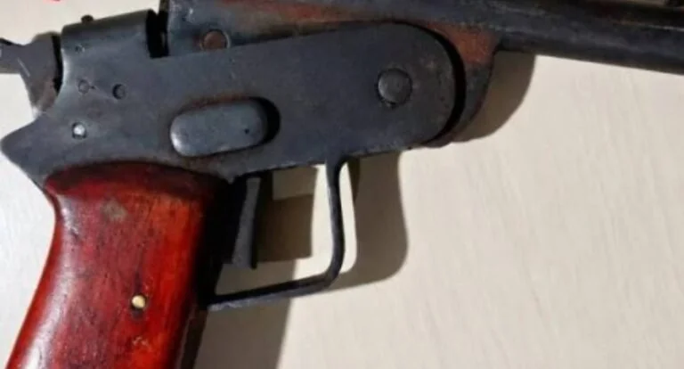 Homem é preso com arma artesanal e serpente morta em bicicleta na BR-429