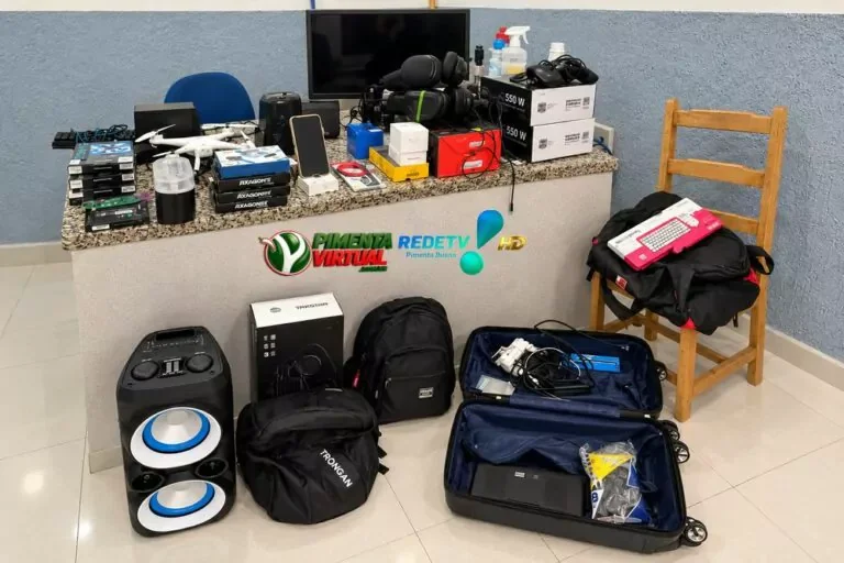 Polícia Militar age rápido e recupera objetos furtados de papelaria em Pimenta Bueno; quatro suspeitos são detidos